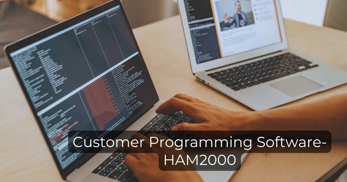 Customer Programming Software-HAM2000