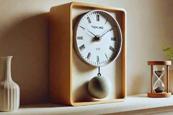 Tischling Stone Weighted Clock