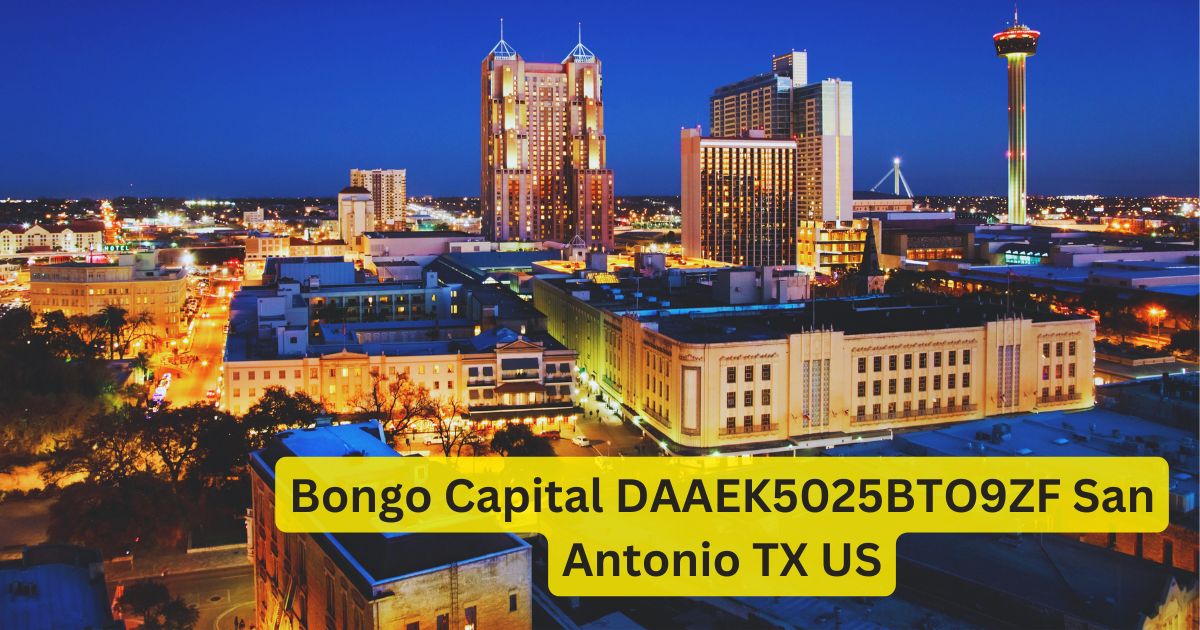 Bongo Capital DAAEK5025BTO9ZF San Antonio TX US