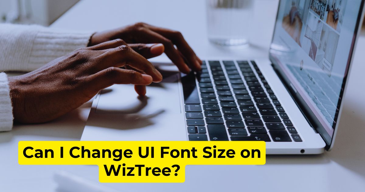 Can I Change UI Font Size on WizTree?