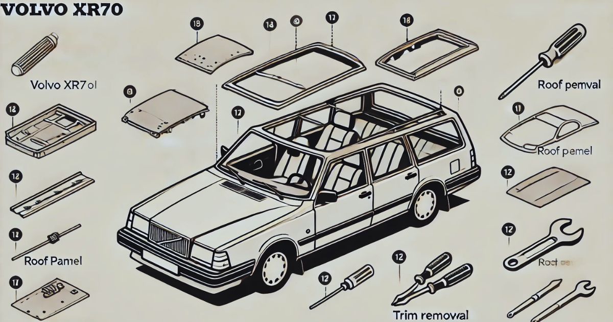 Desmontar Techo Volvo XR70