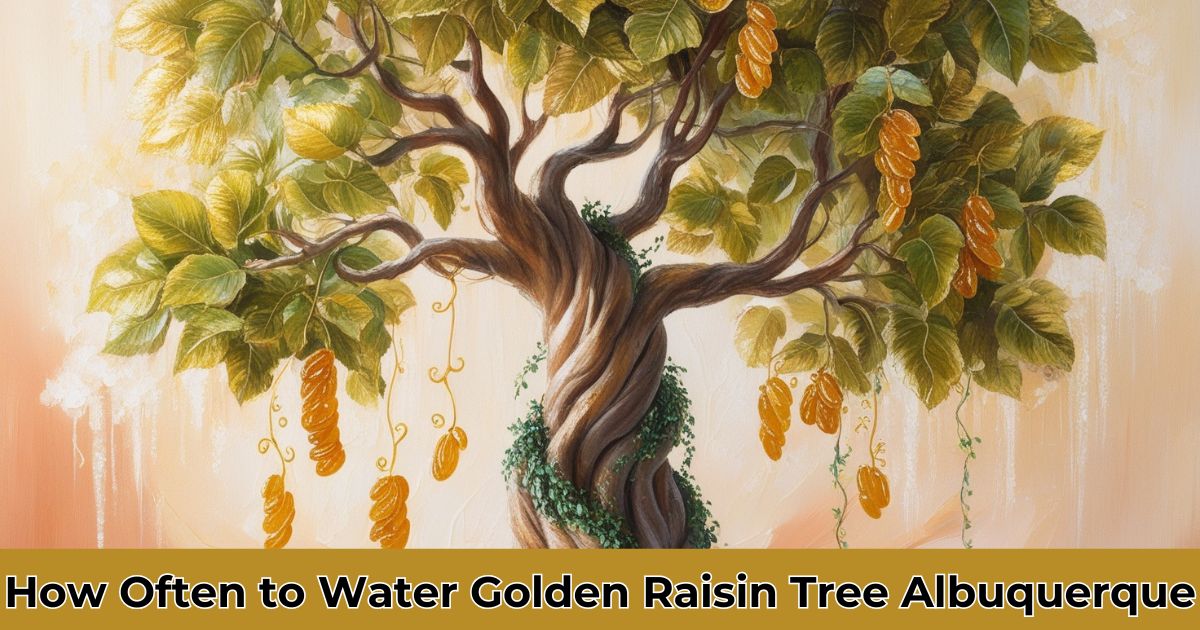 How Often to Water Golden Raisin Tree Albuquerque (1)