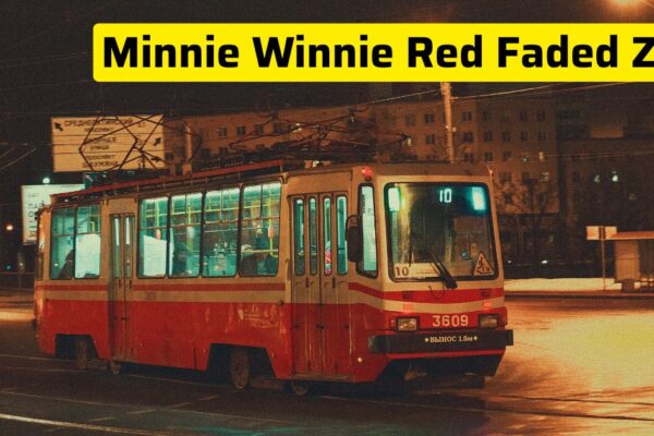 Minnie Winnie Red Faded Zep