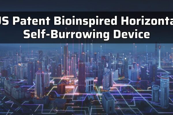 US Patent Bioinspired Horizontal Self-Burrowing Device